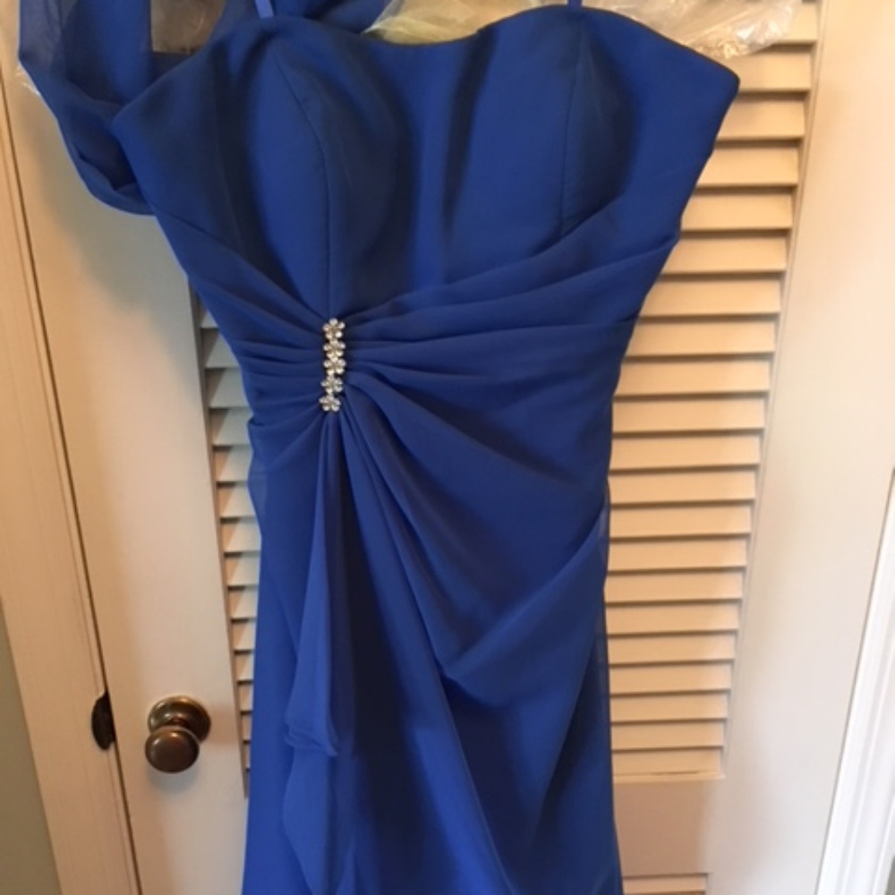 Blue Mori Lee Bridesmaid or Prom Dress size 11/12